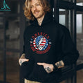 America 250th Anniversary Grateful Dead Steal Your Face Skull T Shirt