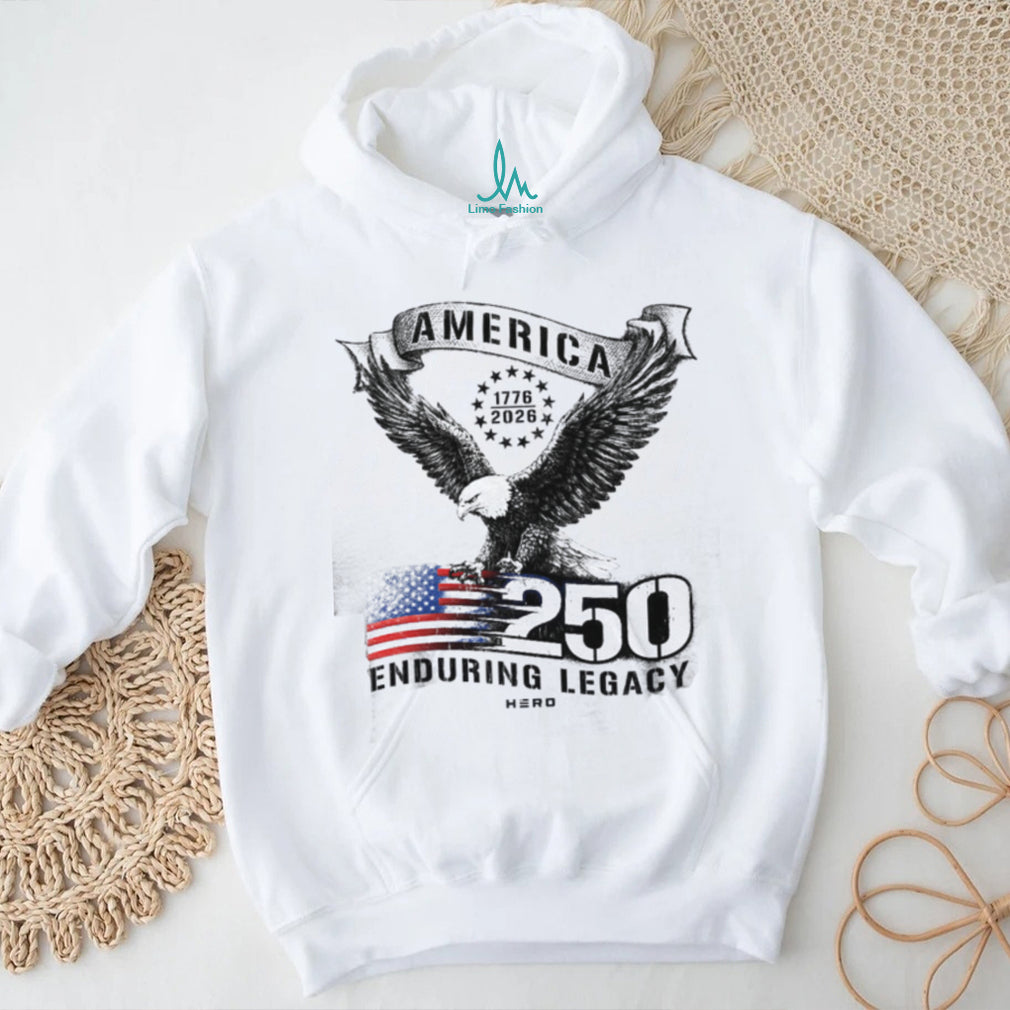 America 250th Anniversary Semiquincentennial Eagle T Shirt Enduring Legacy