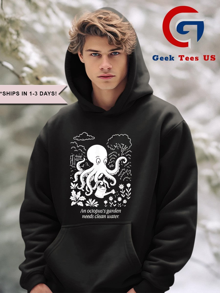 An Octopus’s Garden Needs Clean Water shirt Unisex , , , Long Sleeve Tee
