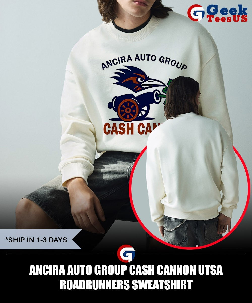 Ancira Auto Group Cash Cannon UTSA Roadrunners shirt Unisex , , , Long Sleeve Tee