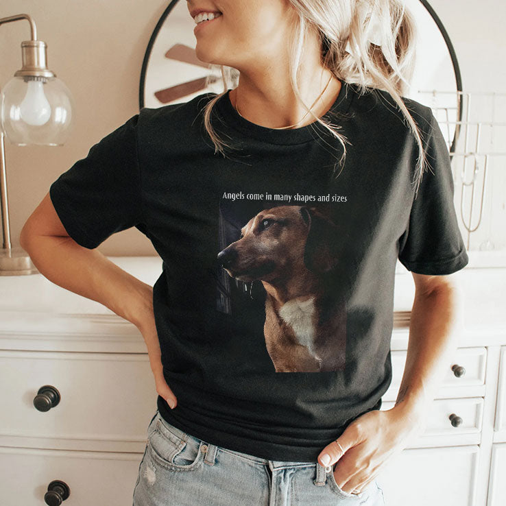Angels Come In Many Shapes And Sizes Frankie T Shirt