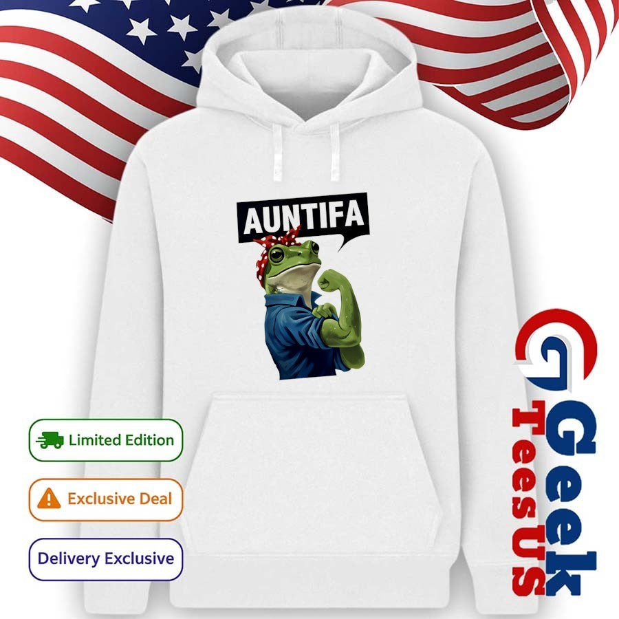 Antifa Frog Christmas Rosie the Riveter shirt Unisex , , , Long Sleeve Tee