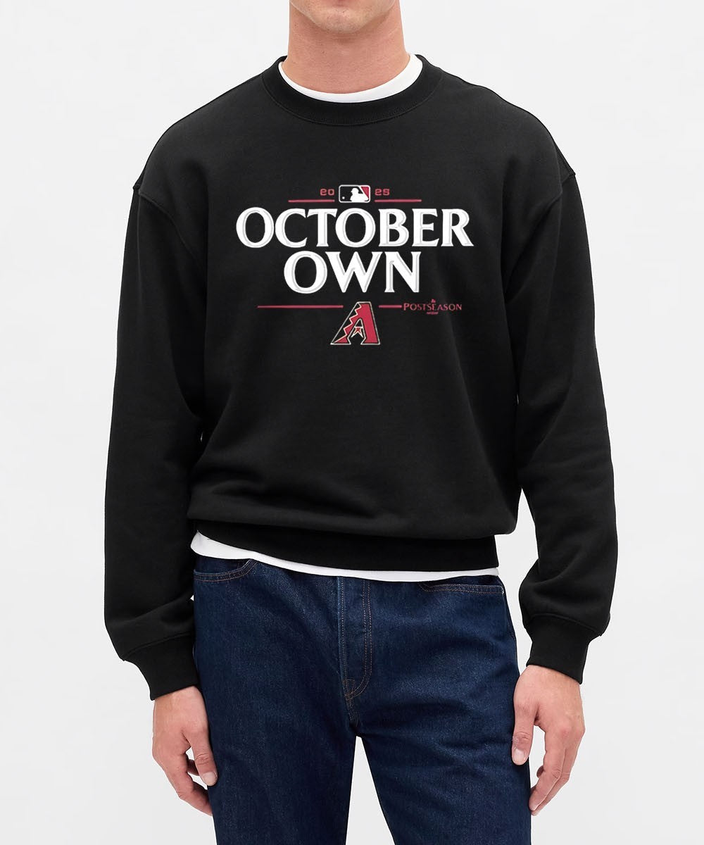 Arizona Diamondbacks 2025 MLB Postseason Own October shirt Unisex , , , Long Sleeve Tee