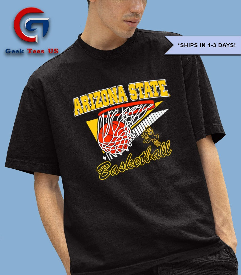 Arizona State Sun Devils Basketball Net swish shirt Unisex , , , Long Sleeve Tee