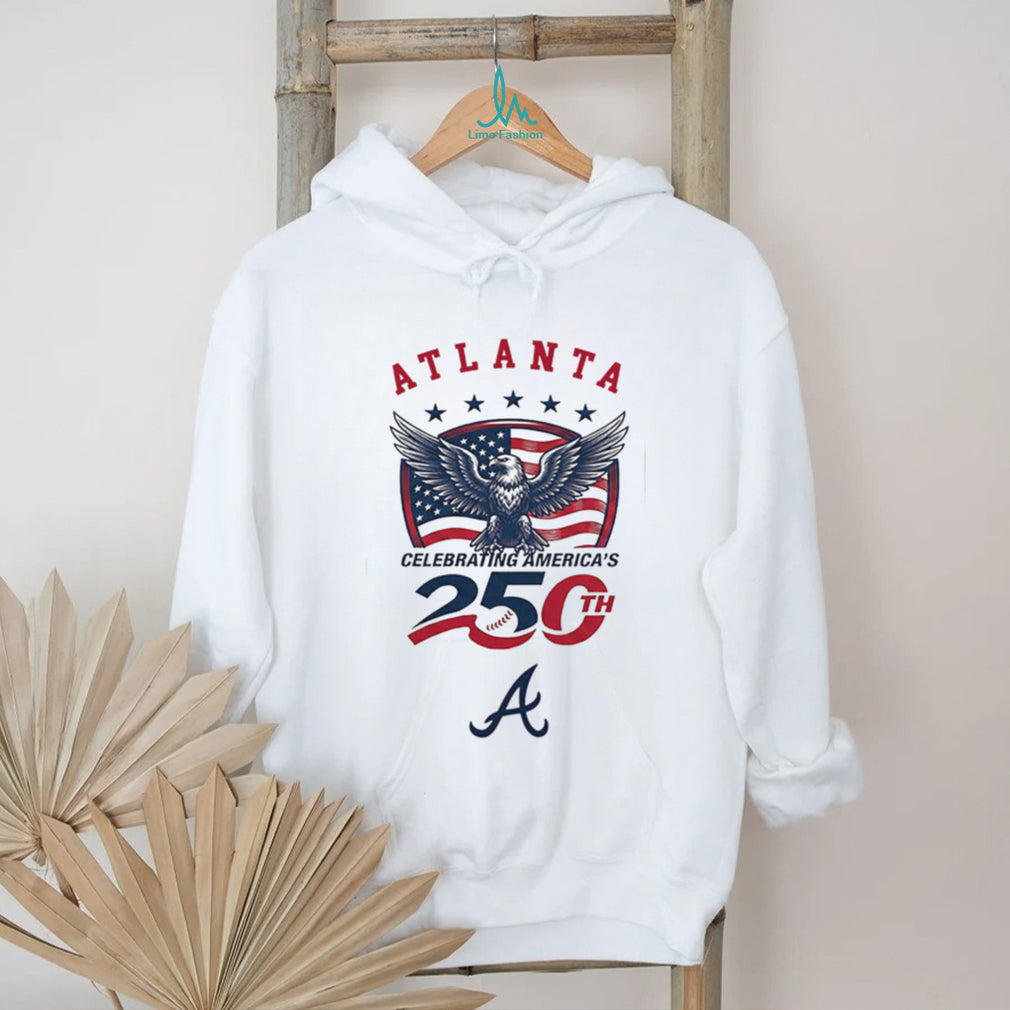 Atlanta Braves Celebrating America’s 250th Baseball Jersey T Shirt Custom Name