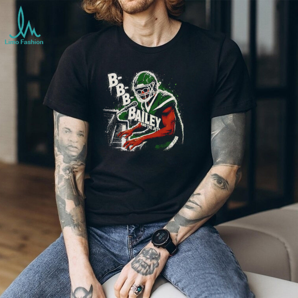 B B B Bailey And The Jets New York Football Fans Retro Music Style T Shirt
