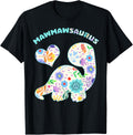 Mawmawsaurus Dinosaur Family Relationship Dino Floral Unisex , , , Long Sleeve Tee