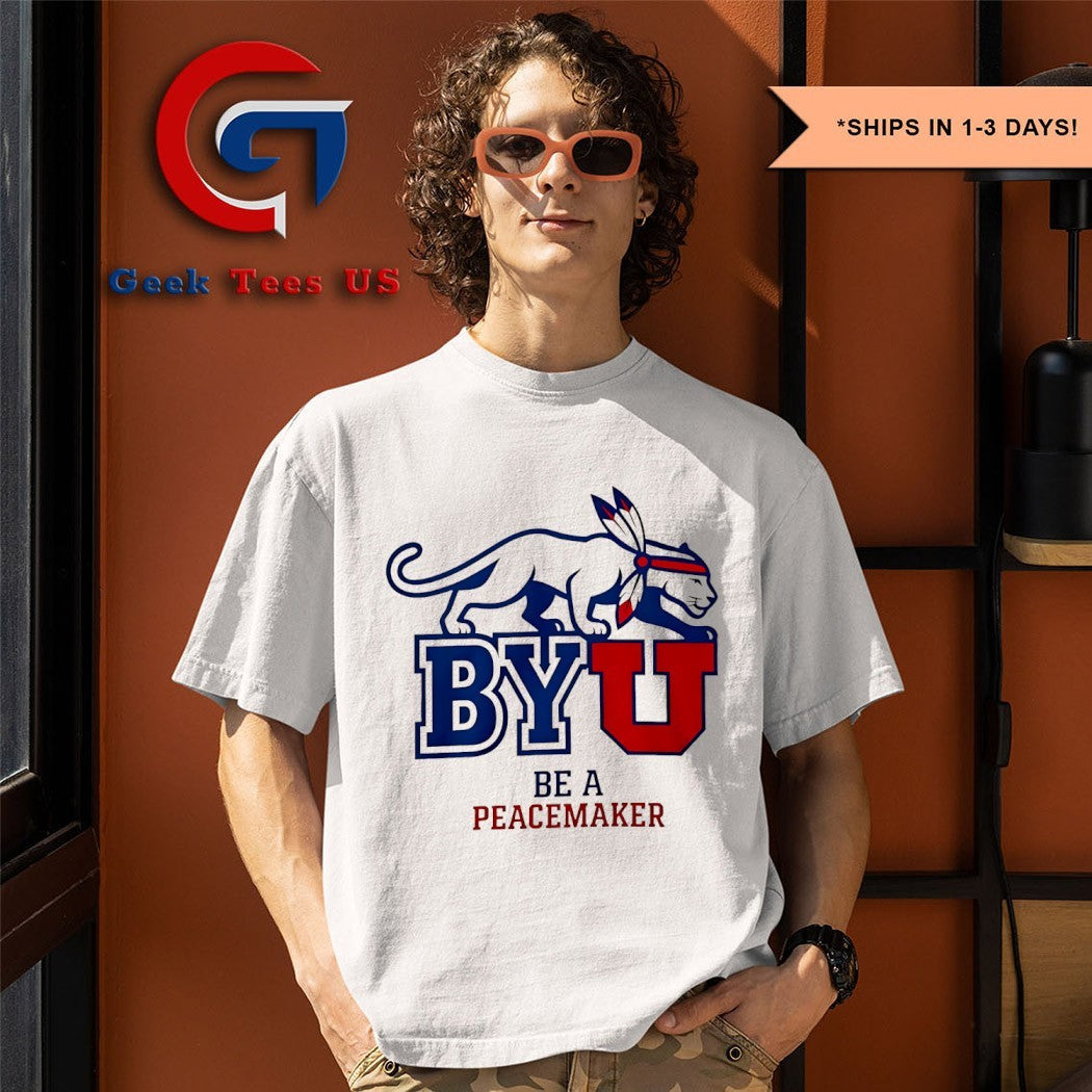 BYU be a Peacemaker logo shirt Unisex , , , Long Sleeve Tee