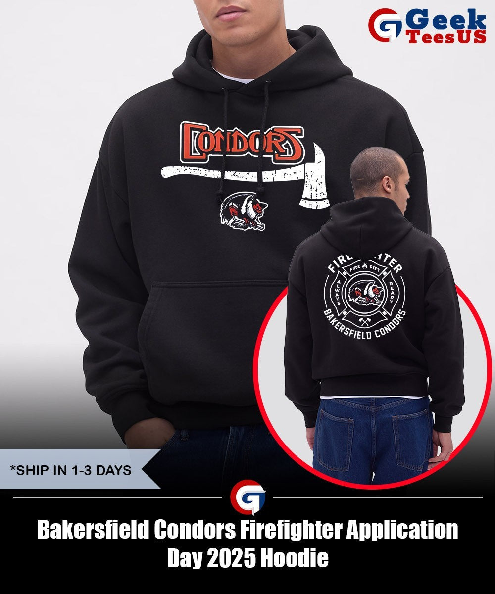 Bakersfield Condors Firefighter Application Day 2025 shirt Unisex , , , Long Sleeve Tee