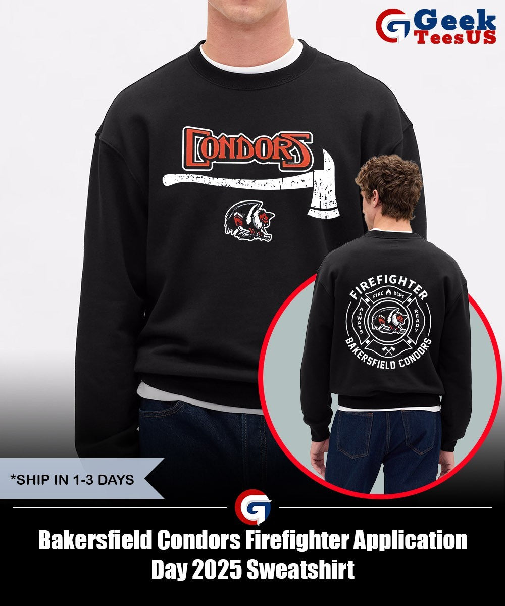 Bakersfield Condors Firefighter Application Day 2025 shirt Unisex , , , Long Sleeve Tee