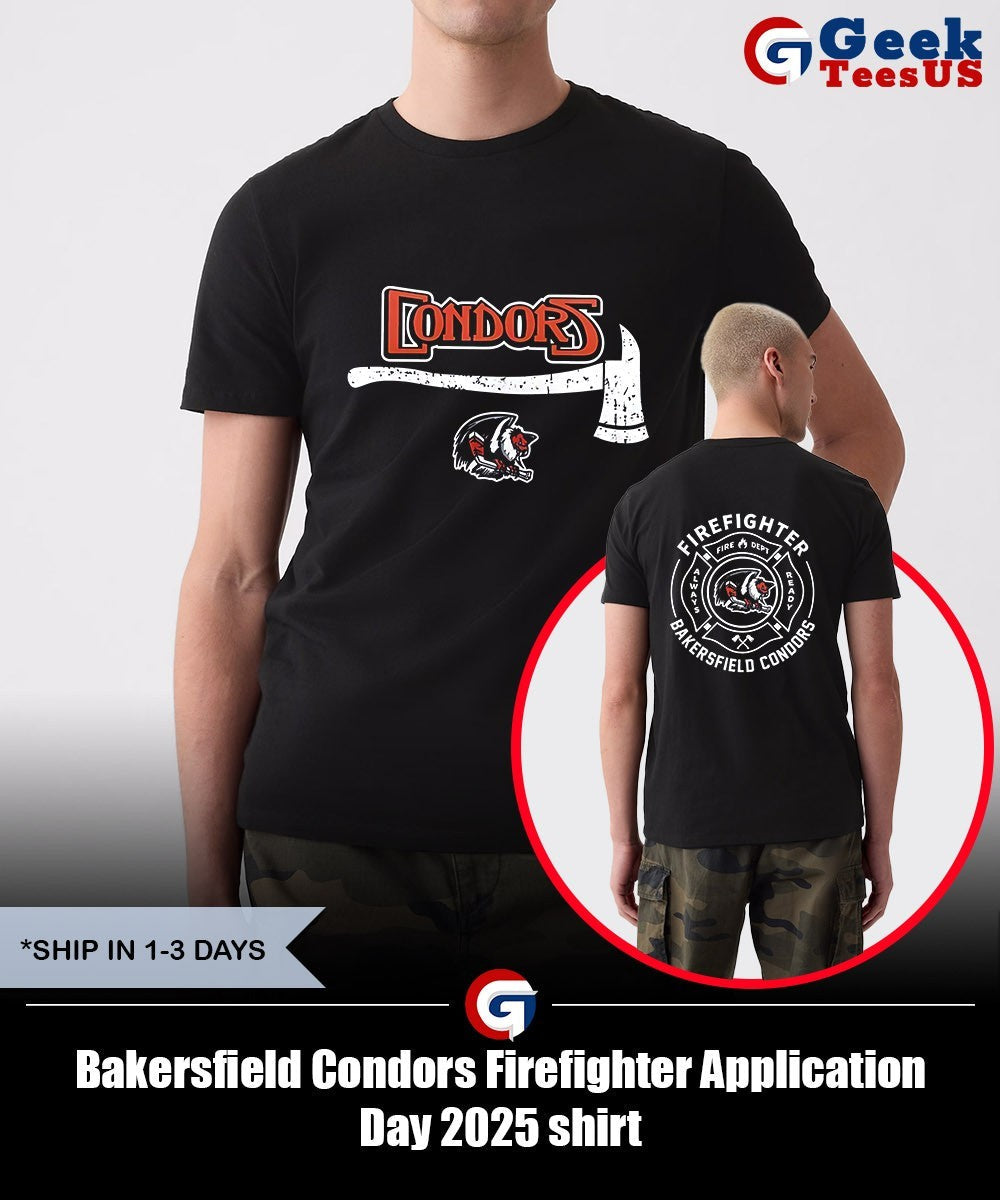 Bakersfield Condors Firefighter Application Day 2025 shirt Unisex , , , Long Sleeve Tee
