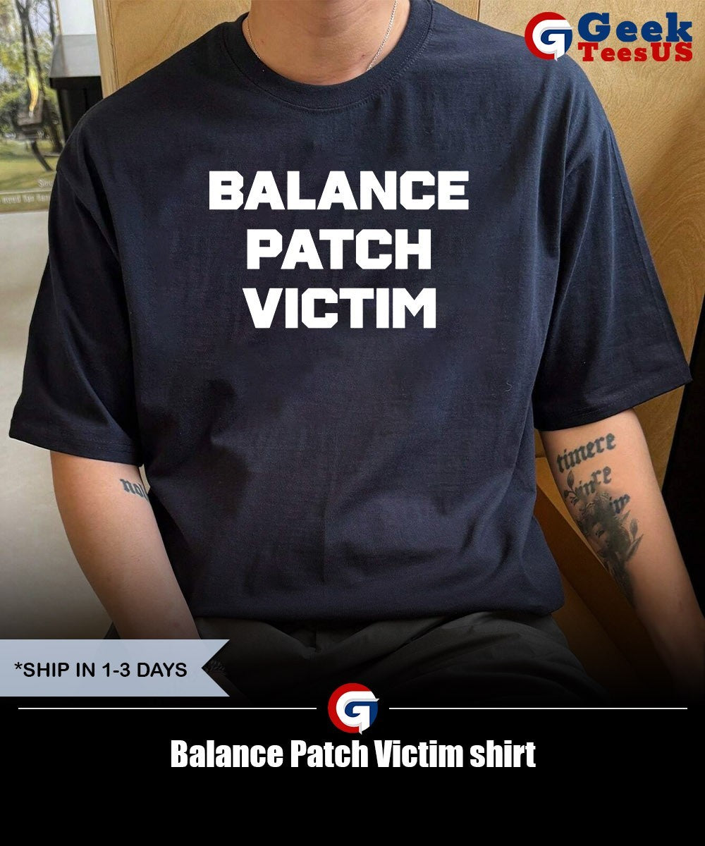 Balance Patch Victim shirt Unisex , , , Long Sleeve Tee