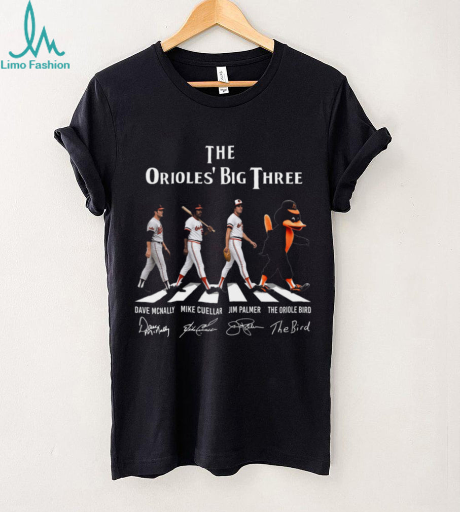 Baltimore Orioles Big Three Historic 1971 Vintage Retro MLB Baseball Team Fan Men Women Shirt