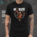 Baltimore Orioles Nurse T Shirt It’s A Work Of Heart Baseball Fan T Shirt