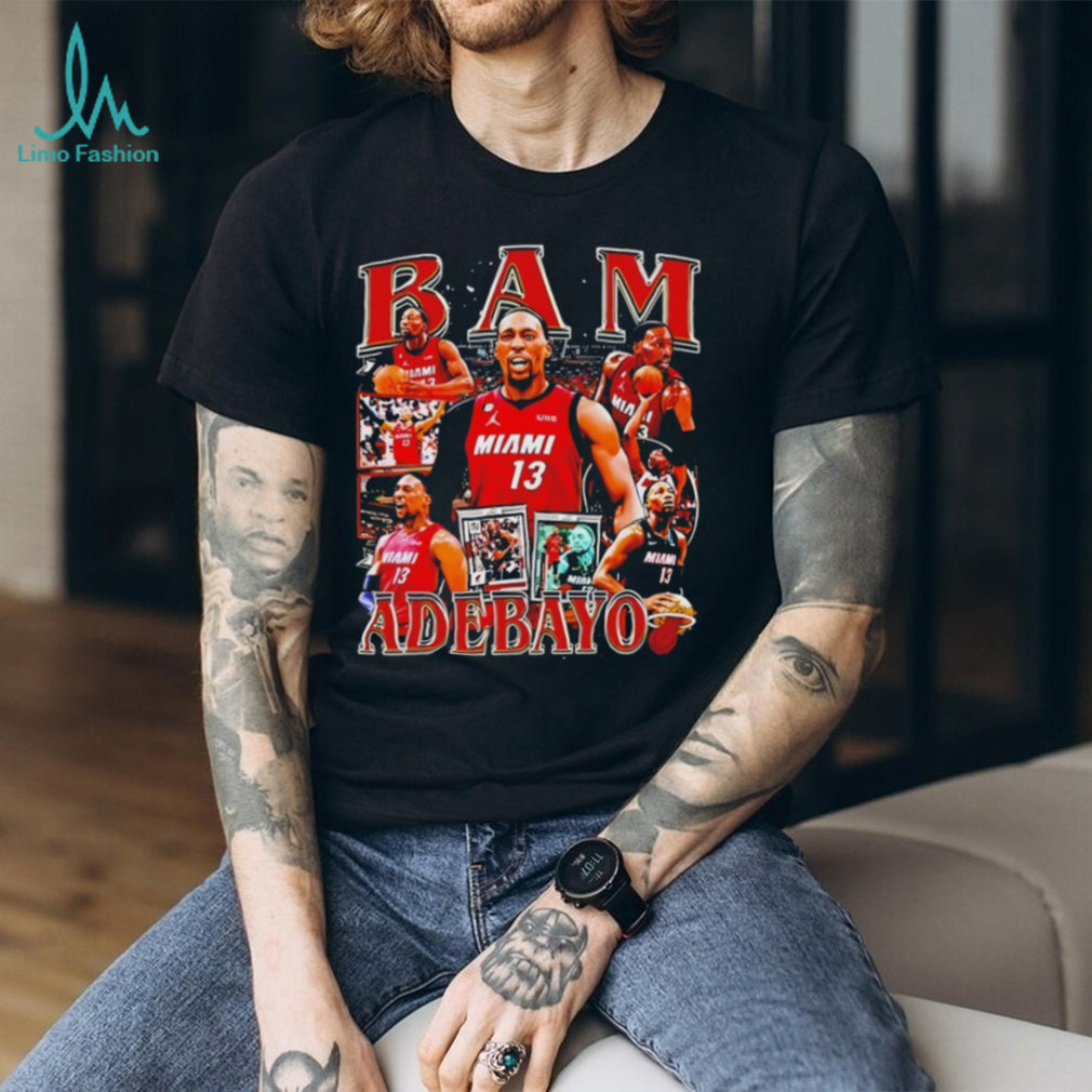 Bam Adebayo Miami Heat Vintage 90s Style Bootleg Rap T Shirt