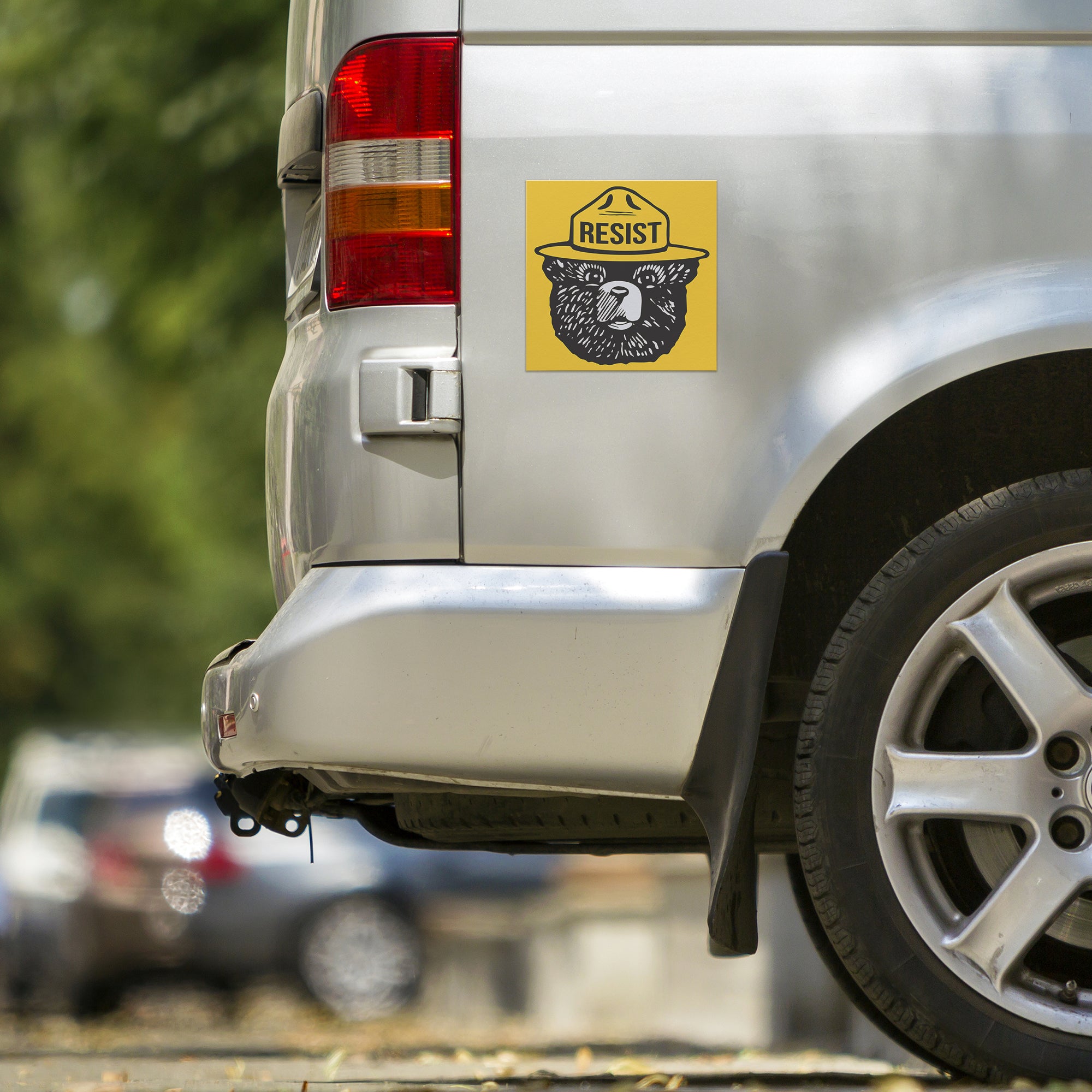Bear Resist Resistance Anti Maga Anti Gop Car Magnet