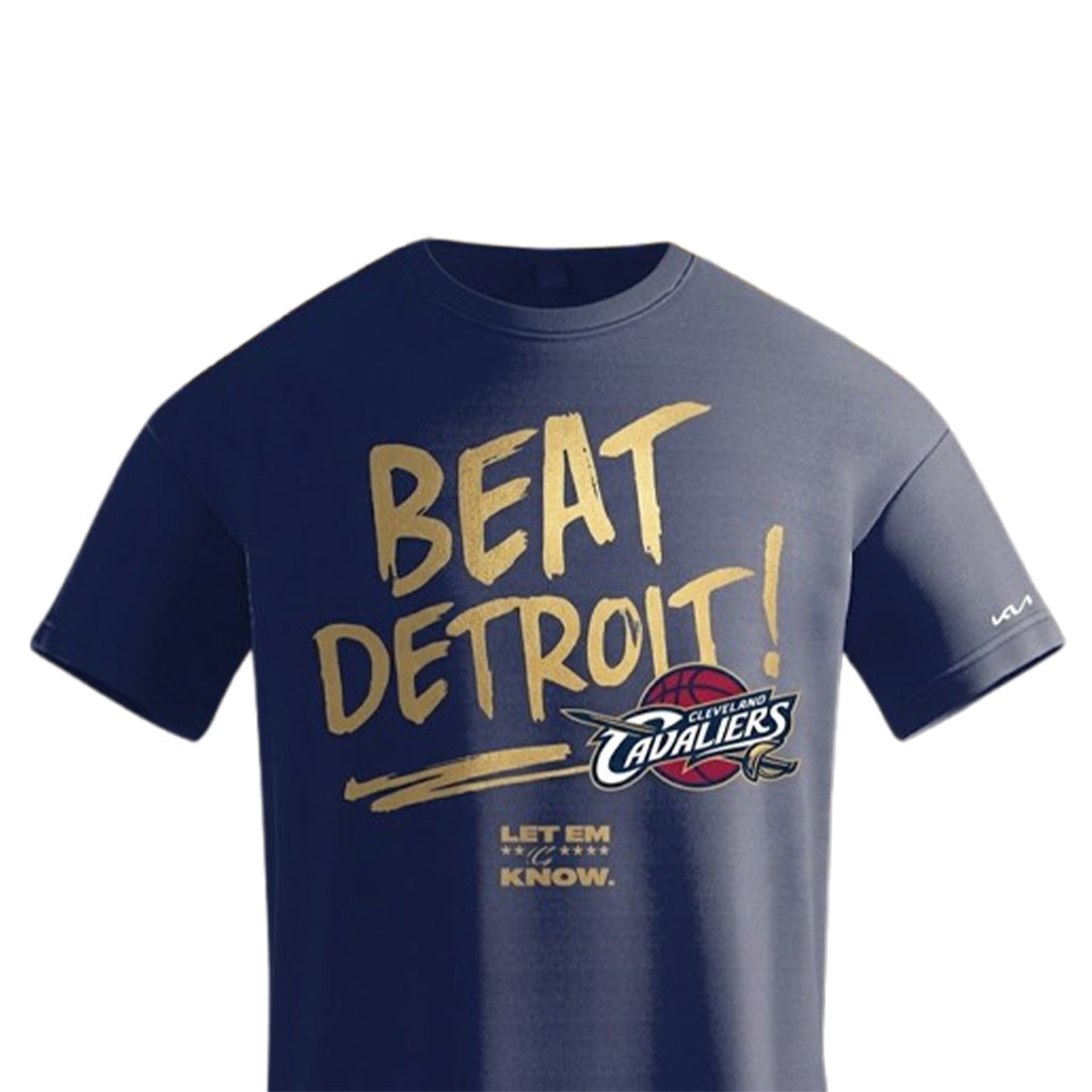 Beat Detroit Let Em Know Cleveland Cavaliers With Kia Shirt