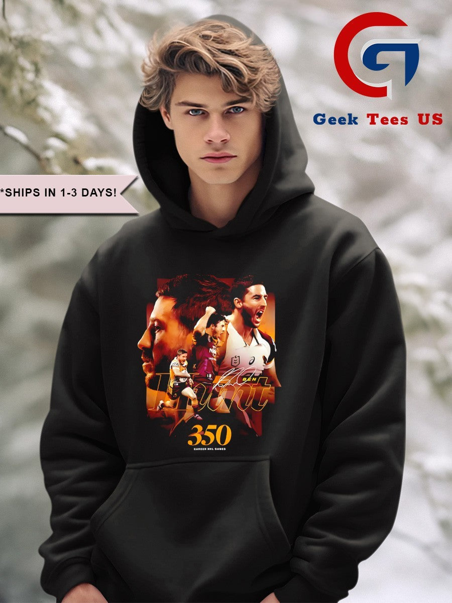 Ben Hunt 350th NHL Game shirt Unisex , , , Long Sleeve Tee