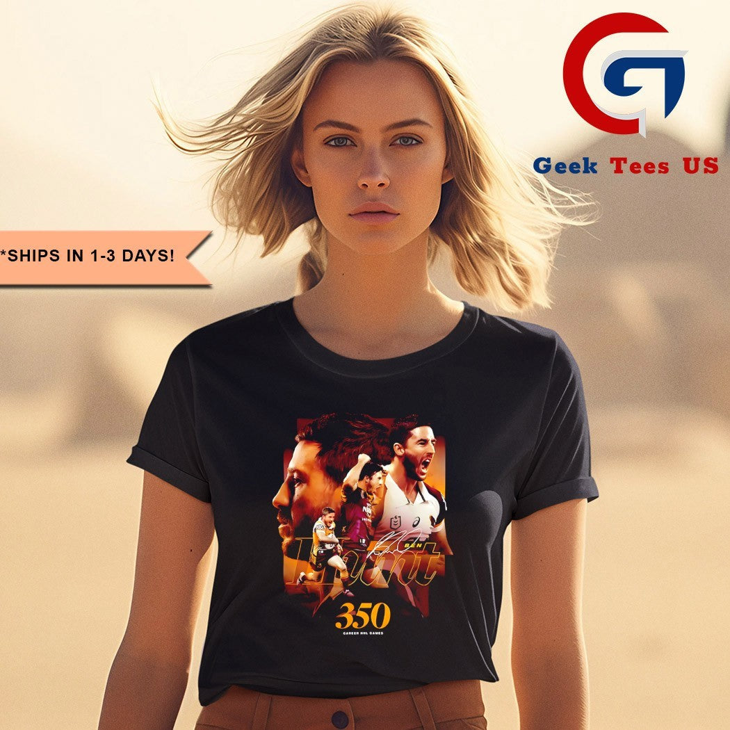 Ben Hunt 350th NHL Game shirt Unisex , , , Long Sleeve Tee