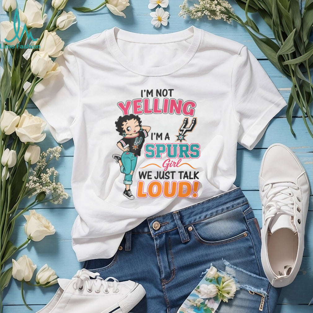 Betty Boop San Antonio Spurs Girl Basketball Fan Funny Shirt