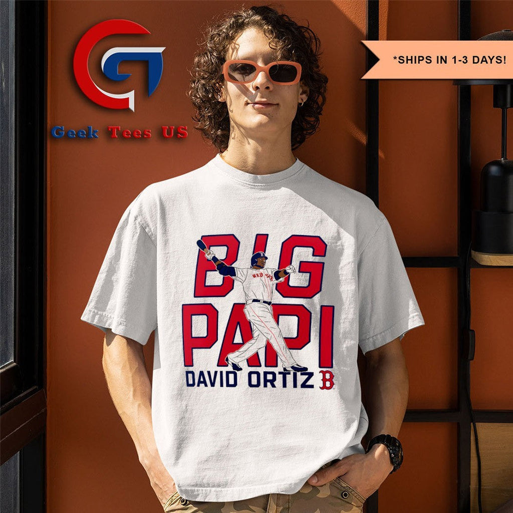 Big Papi David Ortiz Boston Red Sox baseball Cooperstown 2025 shirt Unisex , , , Long Sleeve Tee