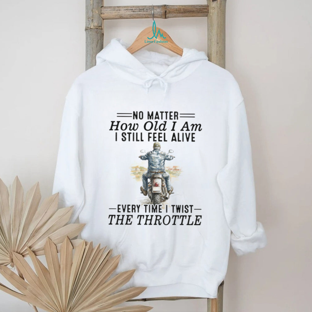 Biker Life Twist The Throttle Graphic Back Print T Shirt
