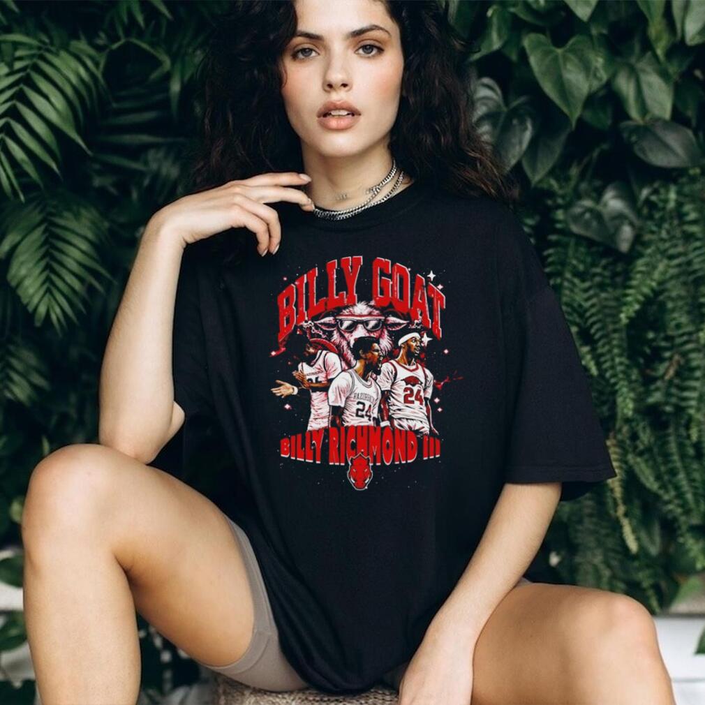 Billy Richmond III Arkansas Razorbacks Billy Goat Basketball Graphic T Shirt