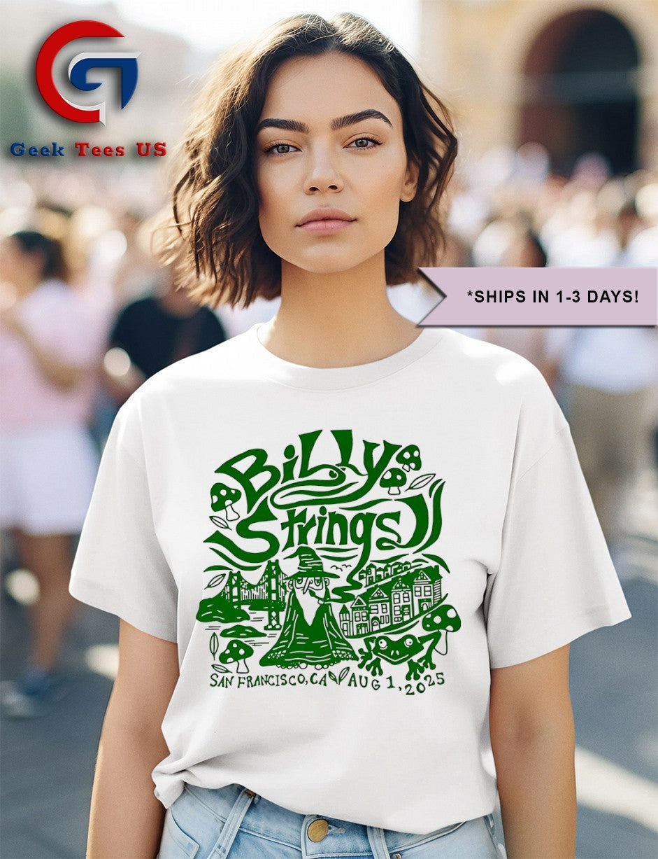 Billy Strings San Francisco Wizard shirt Unisex , , , Long Sleeve Tee