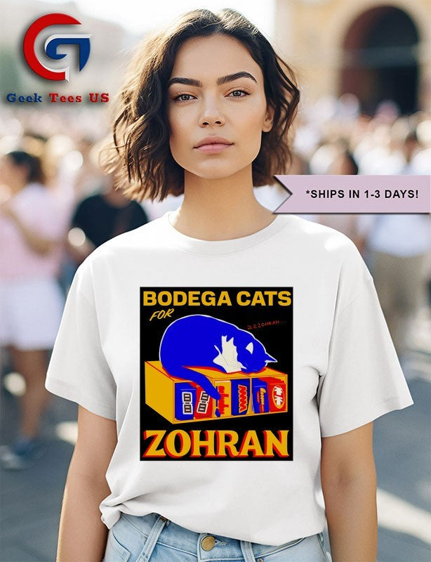 Bodega Cats For Zohran Mamdani 2025 shirt Unisex , , , Long Sleeve Tee