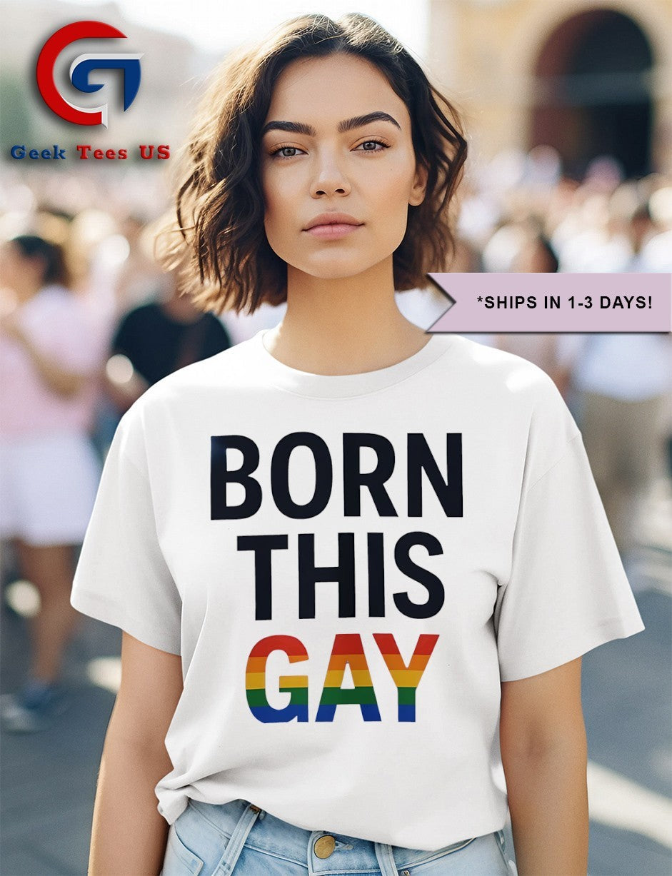 Born this Gay LGBT shirt Unisex , , , Long Sleeve Tee