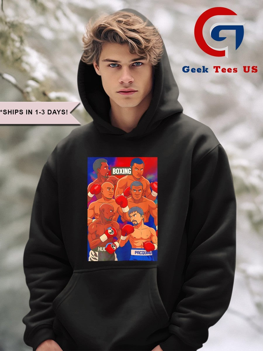 Boxing inspired graphic shirt Unisex , , , Long Sleeve Tee