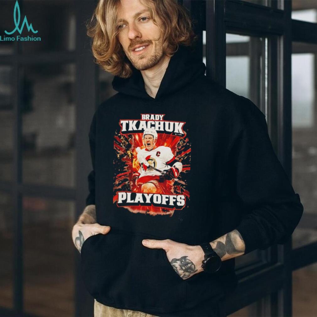 Brady Tkachuk Ottawa Senators Hockey Stanley Cup Playoffs 2026 Retro Fans Men T Shirt