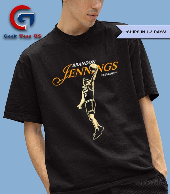 Brandon Jennings VCU Rams basketball shirt Unisex , , , Long Sleeve Tee