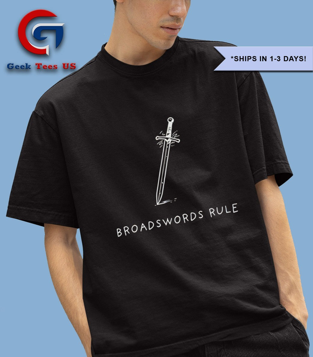 Broadswords rule sword shirt Unisex , , , Long Sleeve Tee