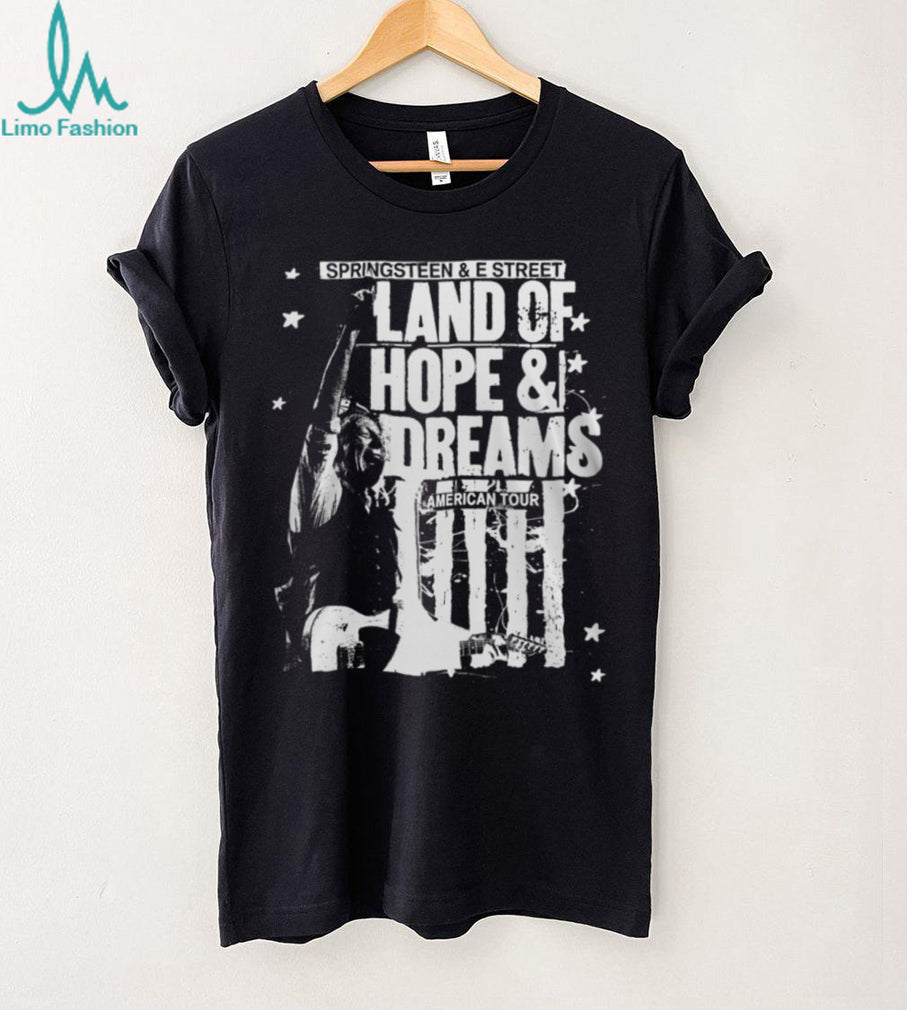 Bruce SpringsT Shirtn Land Of Hope & Dreams American Tour Concert T Shirt