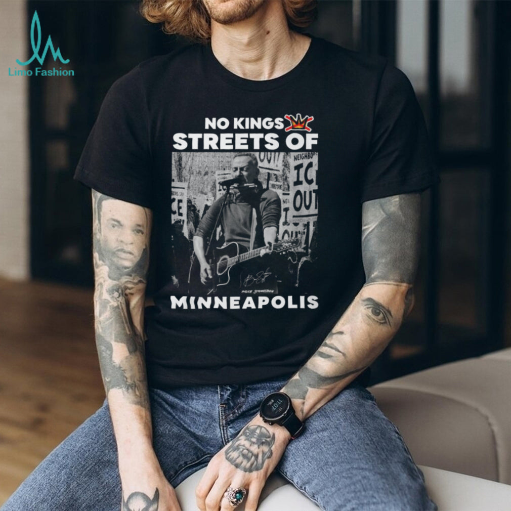 Bruce SpringsT Shirtn No Kings Streets of Minneapolis Graphic T Shirt