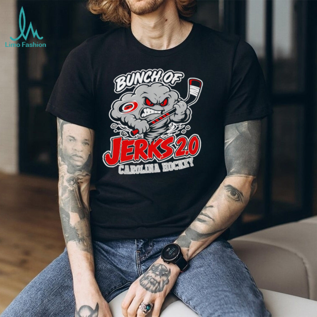 Bunch of Jerks 2.0 Carolina Hurricanes Hockey Mascot Graphic T Shirt