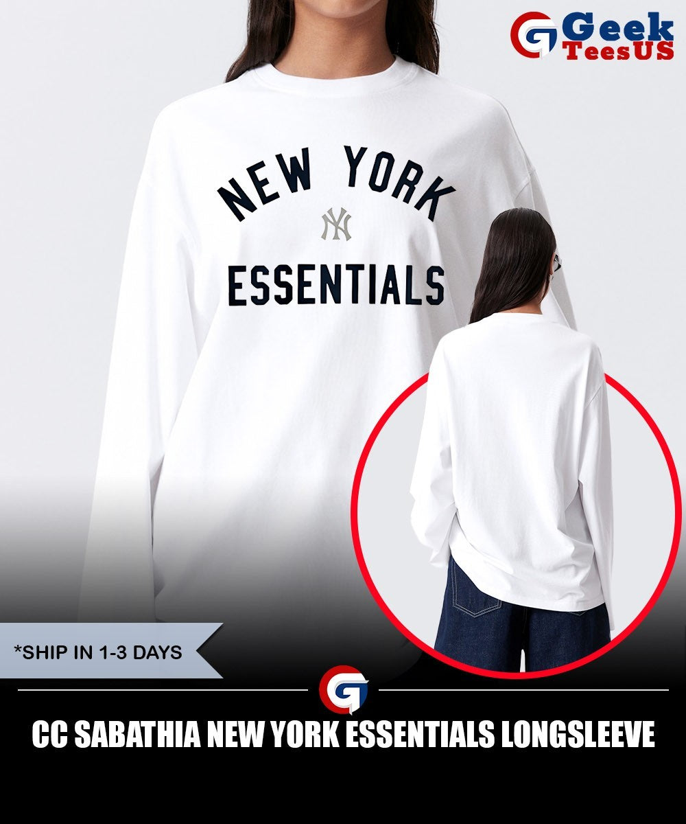 CC Sabathia New York Essentials shirt Unisex , , , Long Sleeve Tee