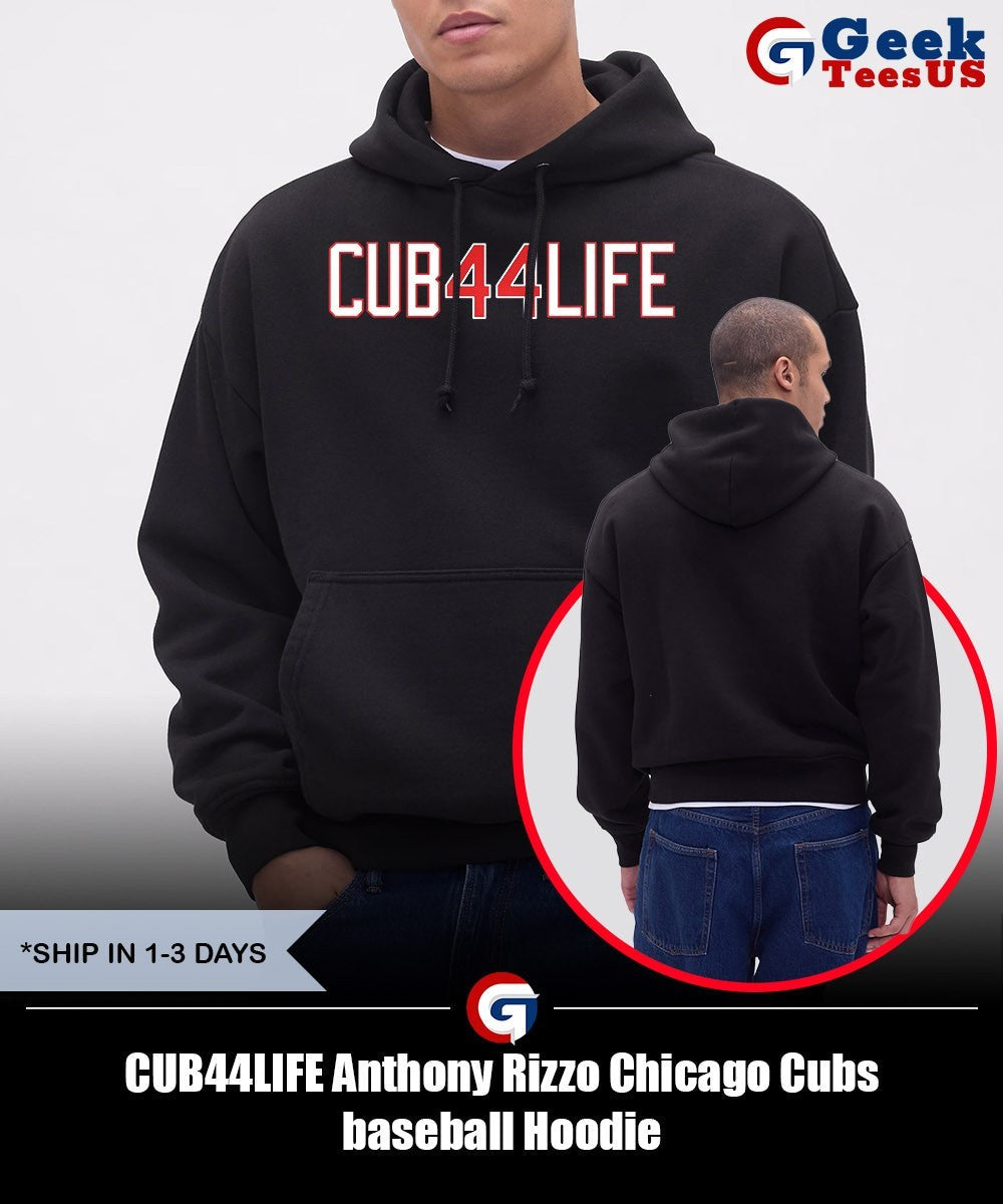 CUB44LIFE Anthony Rizzo Chicago Cubs baseball shirt Unisex , , , Long Sleeve Tee