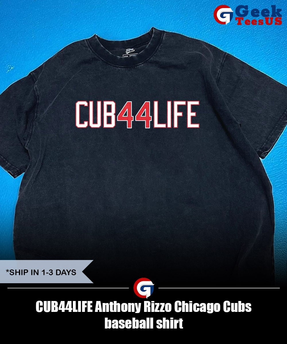 CUB44LIFE Anthony Rizzo Chicago Cubs baseball shirt Unisex , , , Long Sleeve Tee