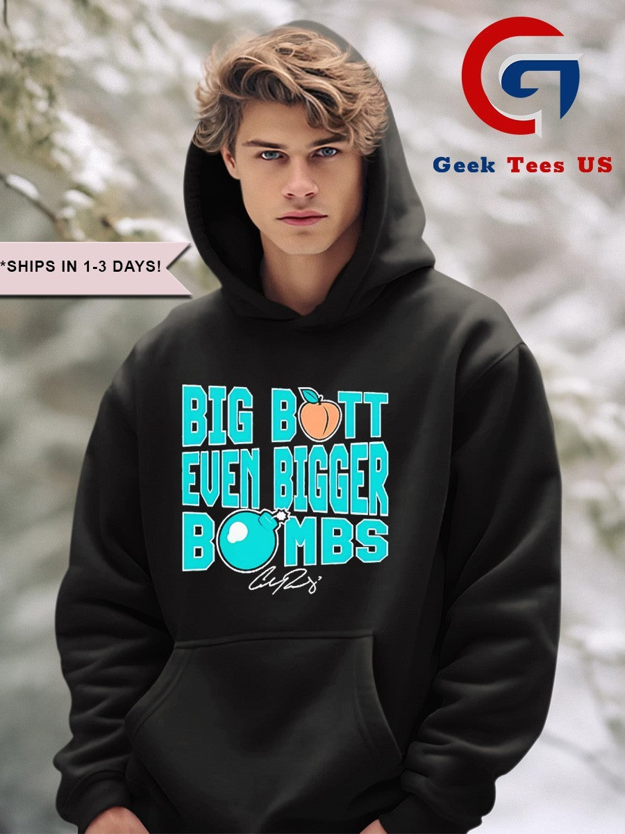 Cal Raleigh Big Butt Even Bigger Bombs Seattle Mariners Baseball signature shirt Unisex , , , Long Sleeve Tee