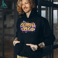 California Love Los Angeles Basketball Purple and Gold Graffiti T Shirt