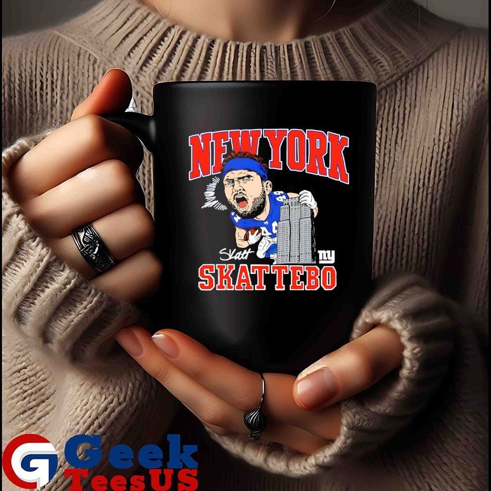 Cam Skattebo New York Giants football New York City caricature signature shirt Unisex , , , Long Sleeve Tee