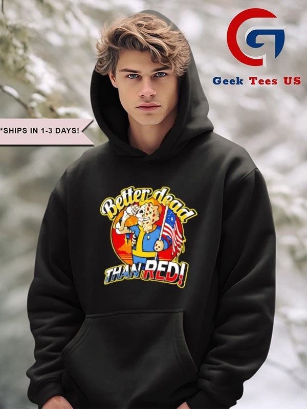 Camiseta Better dead than red shirt Unisex , , , Long Sleeve Tee