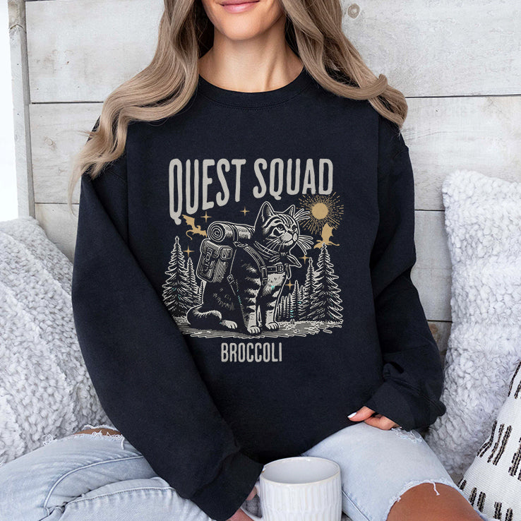 Cat Onyx Storm Quest Squad Broccoli T Shirt
