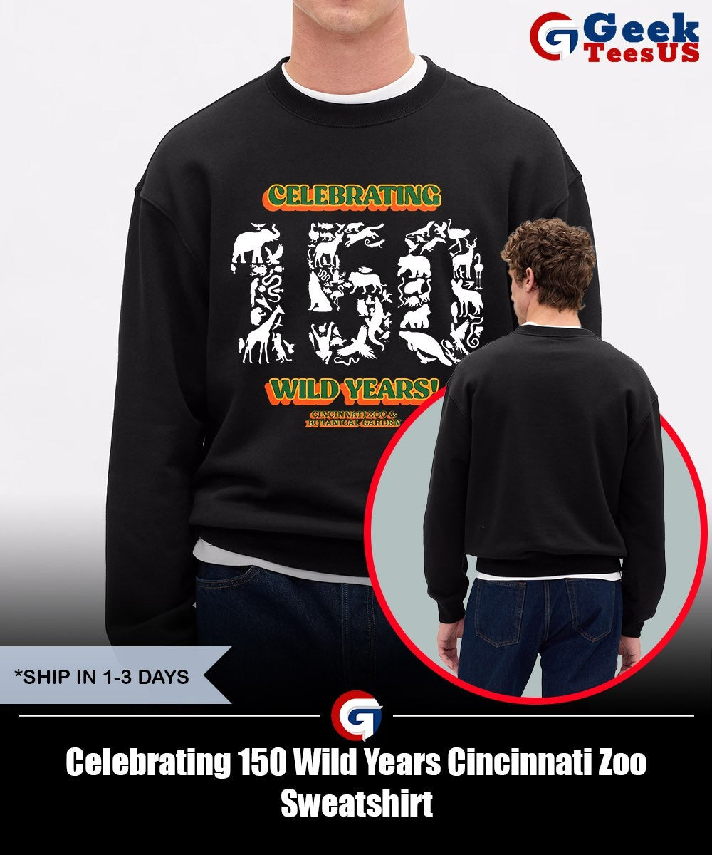 Celebrating 150 Wild Years Cincinnati Zoo shirt Unisex , , , Long Sleeve Tee