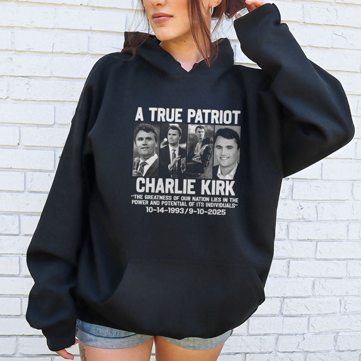 Charlie Kirk A True Patriot T Shirt