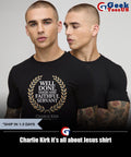 Charlie Kirk it’s all about Jesus Unisex , , , Long Sleeve Tee