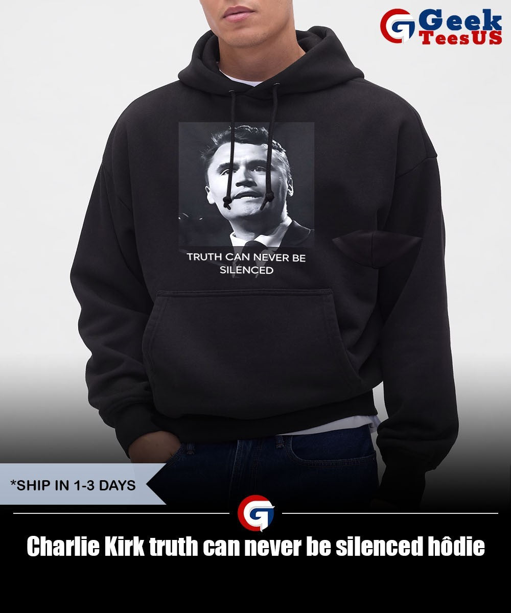 Charlie Kirk truth can never be silenced shirt Unisex , , , Long Sleeve Tee
