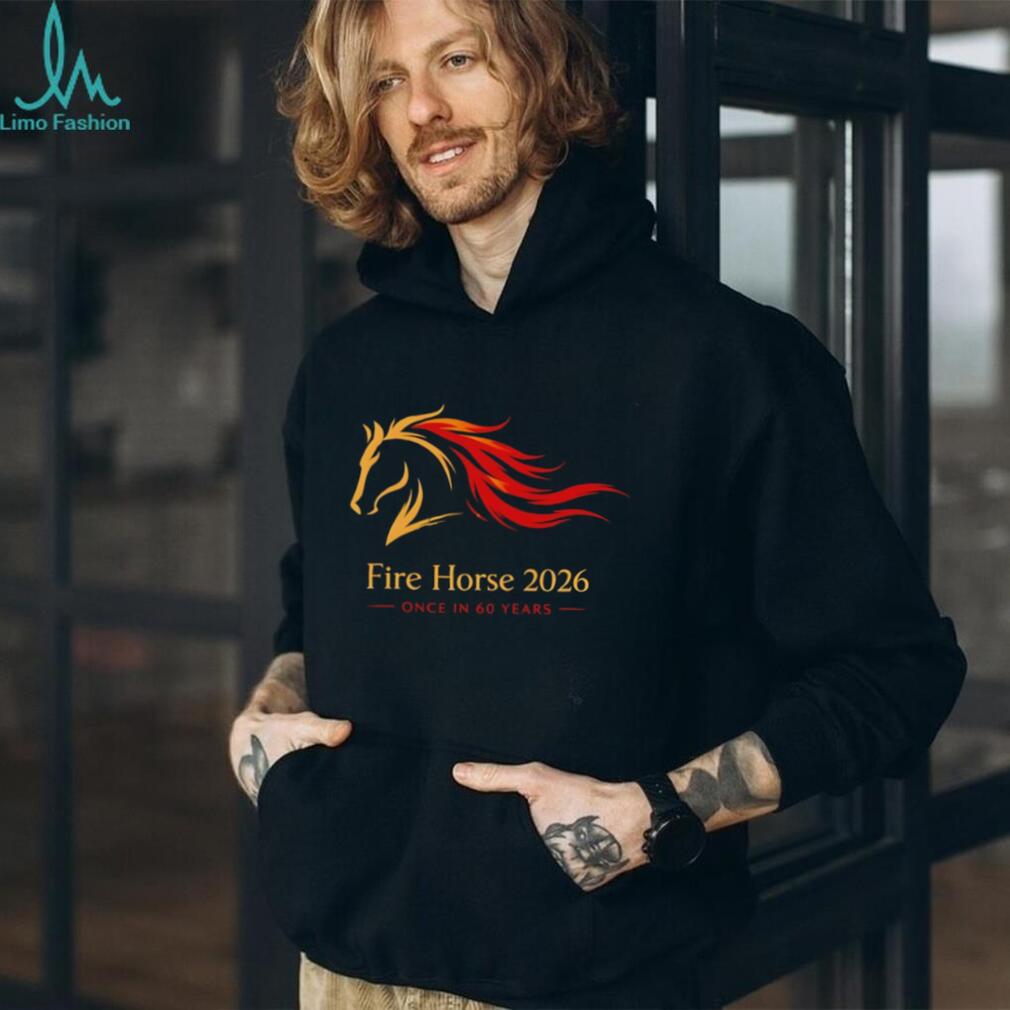Chinese Zodiac Year of the Fire Horse 2026 Commemorative T Shirt